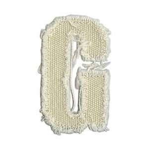  Joy Insignia Iron On White Distressed Letter 2.5 1/Pkg G 