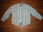 Route 66 Boys 6/7 Shirt Long Sleeve Nero Collar Blue/Gr