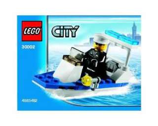 LEGO 30002 1 Motoscafo Polizia City Barca Lancia Legoland Giocattolo
