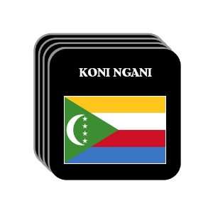  Comoros   KONI NGANI Set of 4 Mini Mousepad Coasters 
