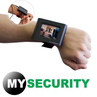 SECURITY CAMERA INSTALLERS PALM WRIST LCD MONITOR  