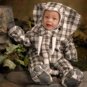 Elephant Deluxe Plaid Infant/Toddler Costume, 62768 