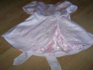 Toddler Girl Size 2T Ultra Girl Pink Dress Satin Formal  