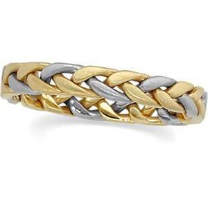  Designer Jewelry Gift 14K Yellow/White Gold Wedding Band Ring Ring 