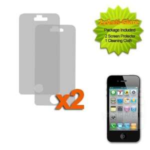  2 x Anti Glare Matte Screen Protector for Iphone 4 & 4s 