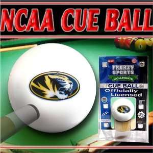  Missouri Tigers NCAA Logo Billiards Pool Cue Ball w/ Wood 