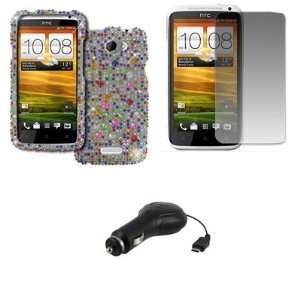  EMPIRE AT&T HTC One X Full Diamond Bling Case Cover 