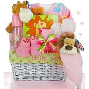  Little Safari Girl Baby Gift Basket Baby