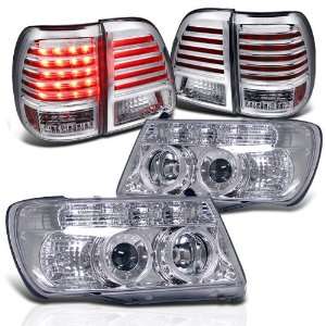   2005 Toyota Land Cruiser Projector Head+led Tail Lights Brand New Set