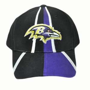  NFL BALTIMORE RAVENS BLACK PURPLE COTTON HAT CAP NEW 