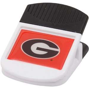   NCAA Georgia Bulldogs White Red Magnetic Chip Clip