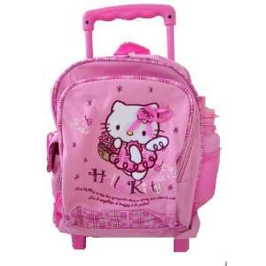   Hello Kitty Angel Rolling Backpack  Kid size school bag Toys & Games