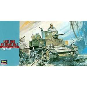   72 M3 Stuart Mk 1 Light Tank (Plastic Models) Toys & Games