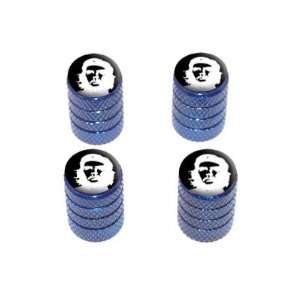    Che Viva   Tire Rim Wheel Valve Stem Caps   Blue Automotive