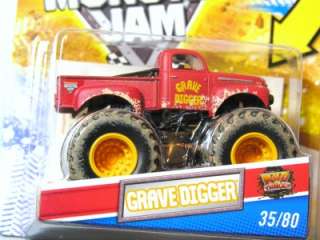 Hot Wheels Monster Jam Mud Trucks Muddy Grave Digger  