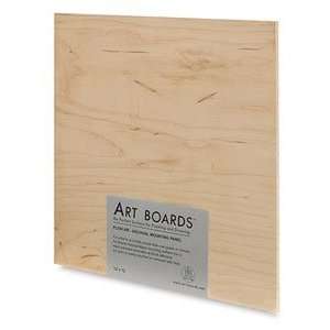   Archival Mounting Panels   12 x 12, Natural Maple Plein Air Panel, 1/4