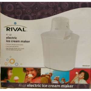  Rival 4 Quart Electric Ice Cream Maker