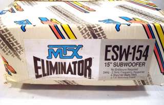 NOS MTX Eliminator ESW 154 15 Car Subwoofer Speaker A+  