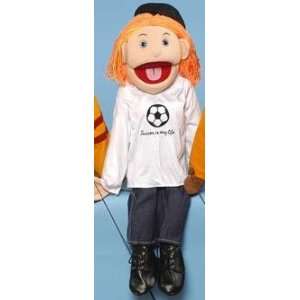  28 Soccer Girl Puppet
