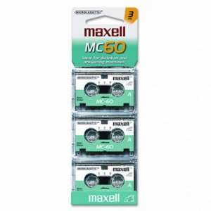 Audio/Dictation Microcassettes   60 Minutes (30 x 2), Three per Pack 