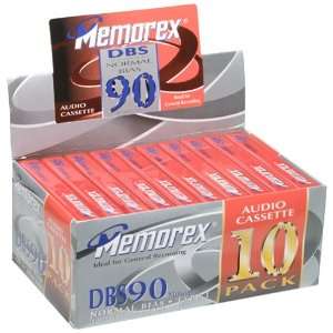  Memorex 90 Minute DBS Audio Tape (10 Pack) Electronics
