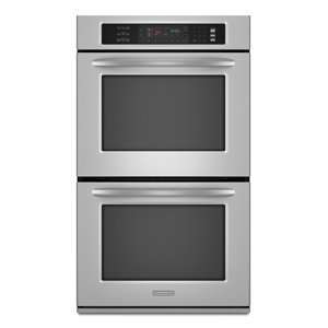  Kitchen Aid 30 In. Stainless Steel Double Electric Wall Oven 