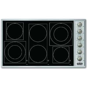 com Viking Vecu166 6bsb 36 inch Professional Series Electric Cooktop 