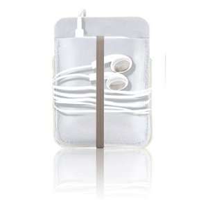  iPod nano (3rd Generation) sleeve leather white   grey 