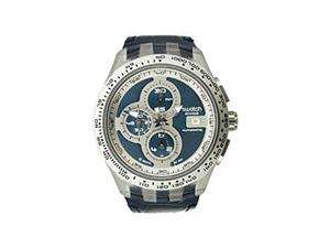    Swatch Irony Chrono Automatic Right Track Blue Dial Mens 