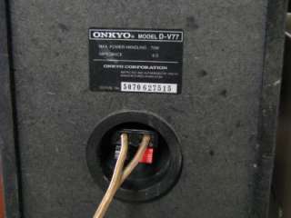 ONKYO FR V77 MINI HiFi STEREO SYSTEM CD MINIDISC TUNER AMP  