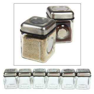   Spice Jar Shakers Kitchen Salt Pepper Cook Herbs 610373878375  