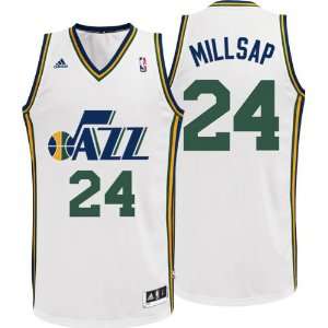   Millsap White Adidas NBA 2010 Revolution 30 Swingman Utah Jazz Jersey