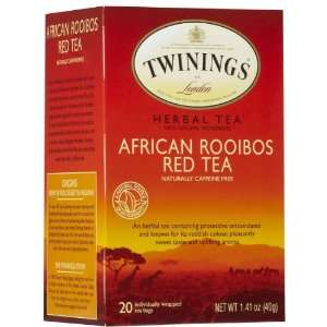 Twinings African Rooibos Red Tea Bags, 20 ct, 6 pk  