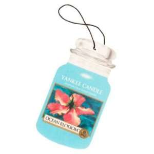 Yankee Candle Car Jar Air Freshener Ocean Blossom Scent  