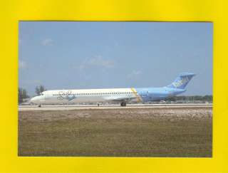 AIRPLANR MD 81 VALUJET postcard limited issue  