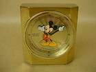 walt disney beautiful vintage mickey mouse seiko alarm clock nice
