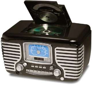 Crosley CR612 Corsair Duel Alarm Clock AM/FM Radio CD Player