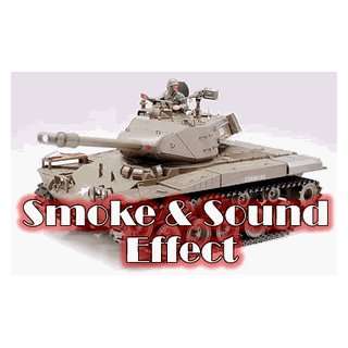   16 Airsoft R/C Tank featuring smokes, sound, and lights Toys & Games