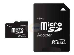    ADATA 2GB MicroSD Flash Card Model Micro SD 2G