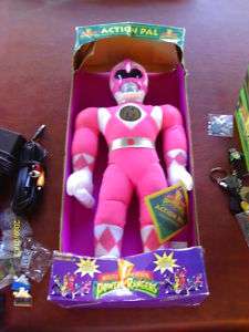 Ban Dai Mighty Morphin Power Ranger Pink 18 Plush  