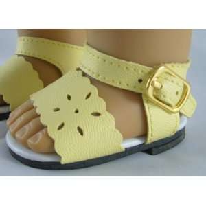  Yellow Sandals Fits American Girl Dolls 