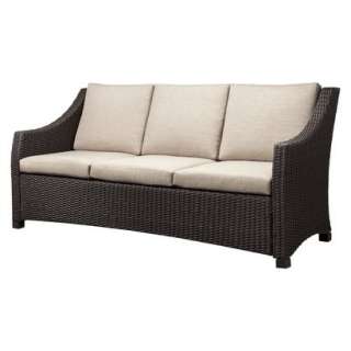 Target Home™ Belvedere Wicker Patio 3 Seater Sofa   Tan.Opens in a 