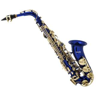 Mendini Alto Saxophone Sax ~Gold Silver Blue Green Red  
