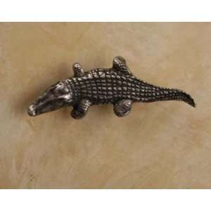   Cabinet Hardware 092 Alligator Knob Pewter Bright