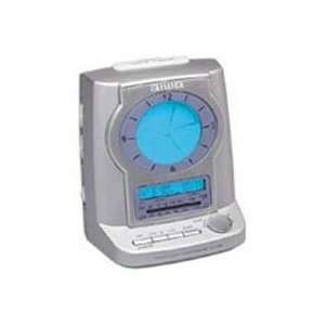  Action FRA705 AM/FM Clock Radio w/ Dual Alarm & Luminous Blue 