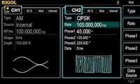 Independent analogue and digital modulation