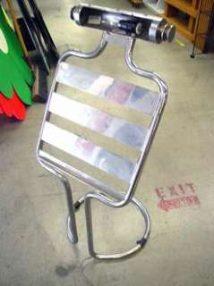 Vintage Mid Century Chrome Sheet Music Stand w/ Light Savail  