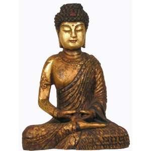  Tibetan Wood Gilt Amitabha Buddha of Pure Land Everything 