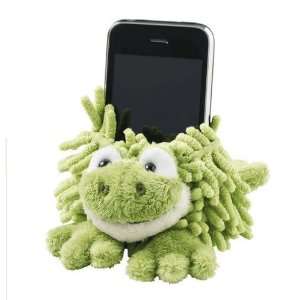  Aroma Home Cell Phone Gaget Holder Plush Green Frog 