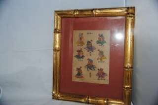 Chinese painting on SILK 19thC Famous Dynasty Emperors  